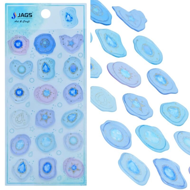 Sticker Transparent Seal Wax Stamp ZW-BY