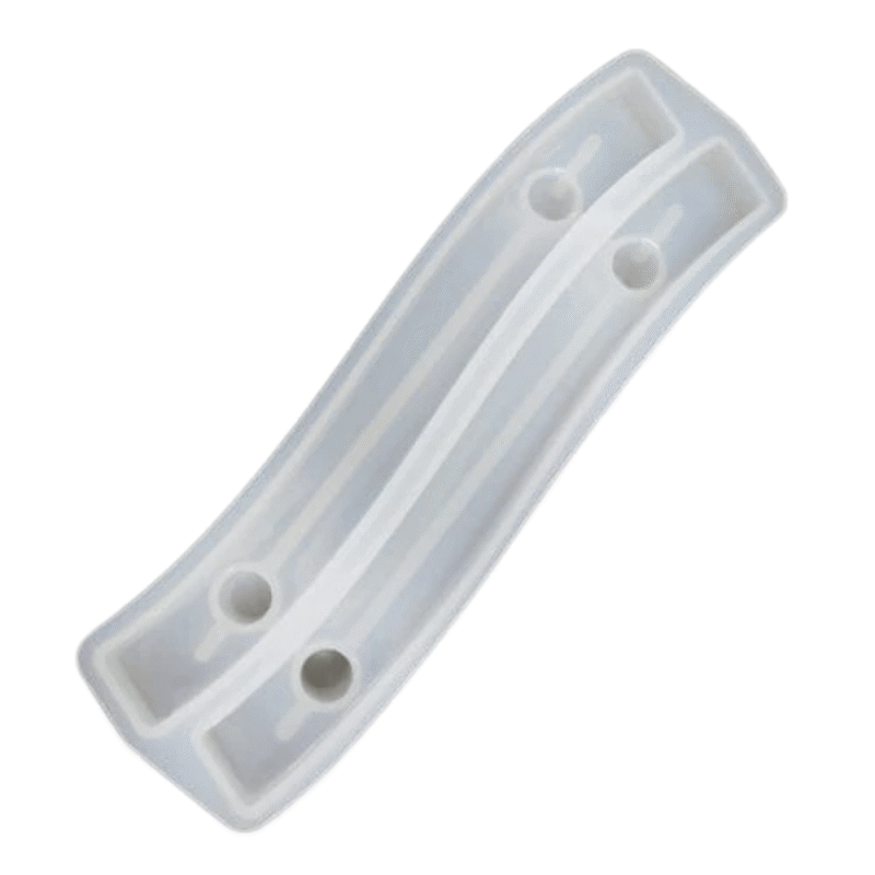 6" 2 Cavity Curve Handle Mould