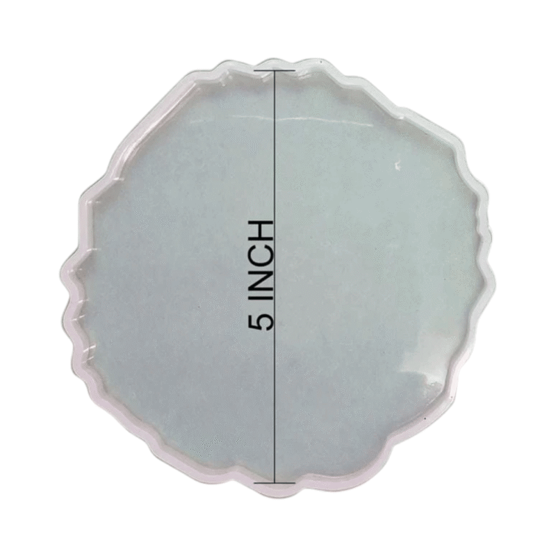 5" Round Agate Coaster Mould