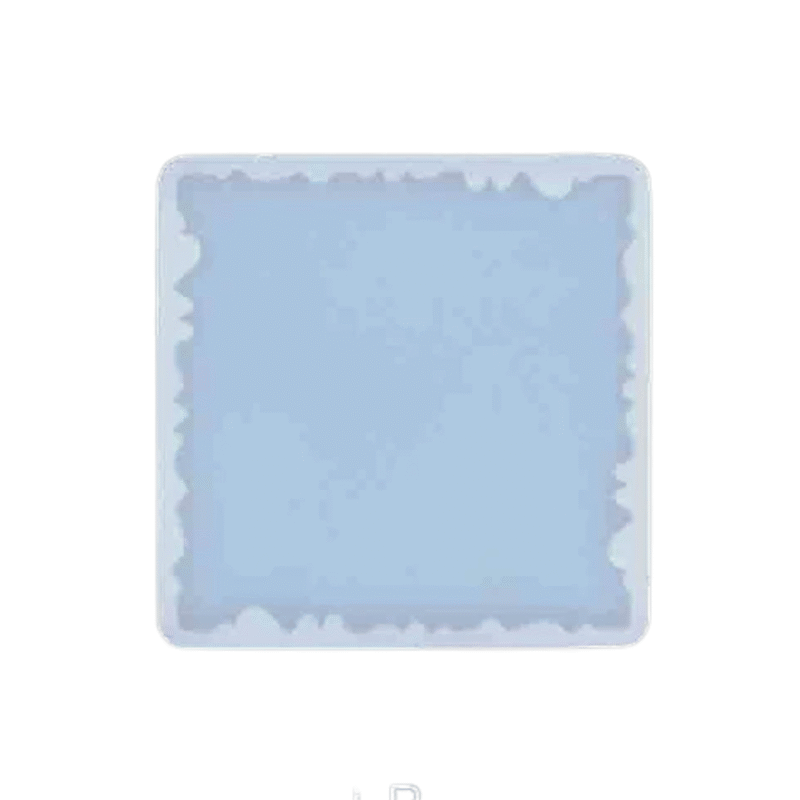 2" Square Agate Coaster Keychain Pendant Mould