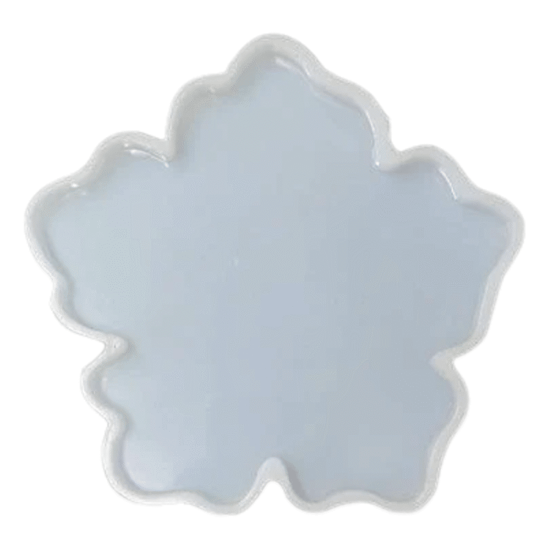 5 Kali Plain Flower Coaster Mould