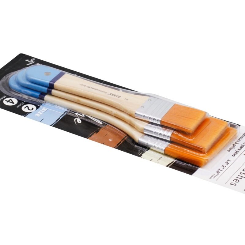 Gesso Paint Brush 3PicsSet Synth Hair Lig 35 50 65MM