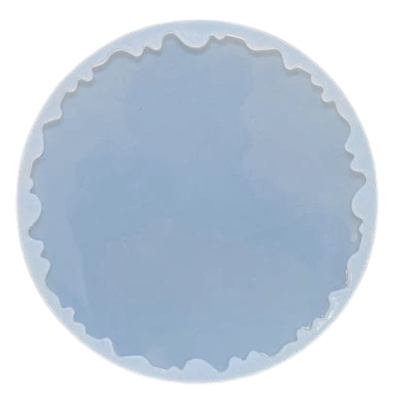 8" Round Agate Tray & Photo Frame Mould