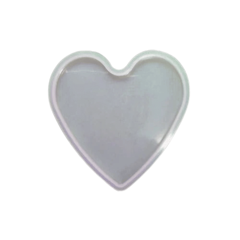 4.5" Heart Coaster Mould