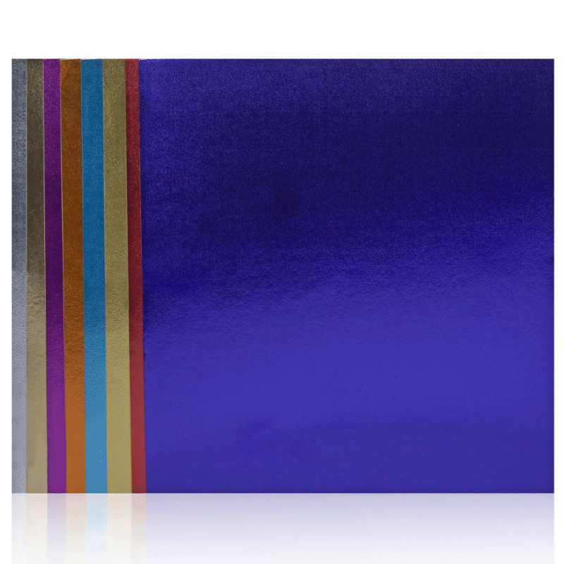 Card Stock Paper 250Gsm Metallic Colour 8Sheet