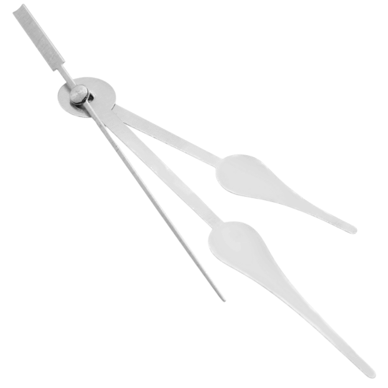 Clock Hands Set Silver