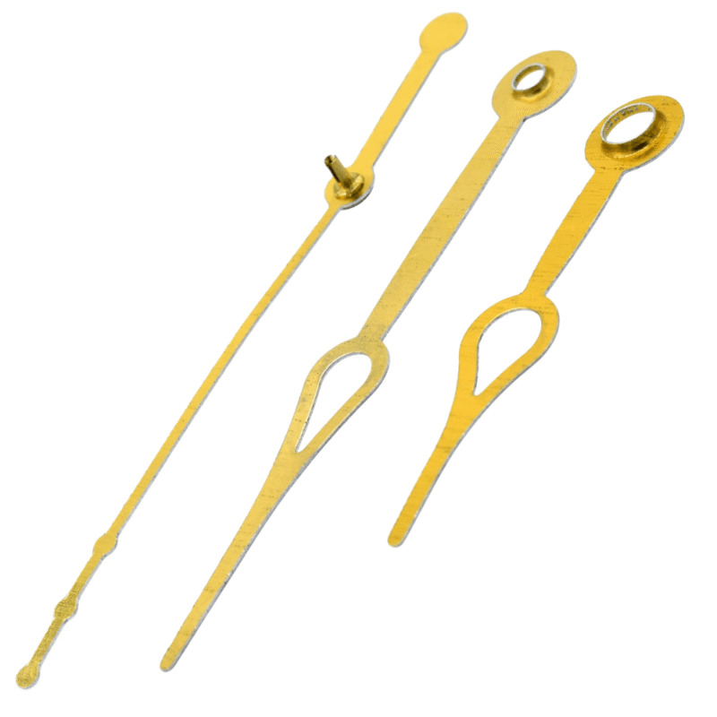 Clock Hands Set Small Mini Sickosa Gold