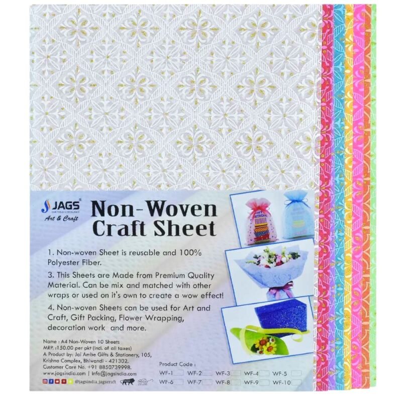 A4 Non Woven Paper Monochrome circle NO