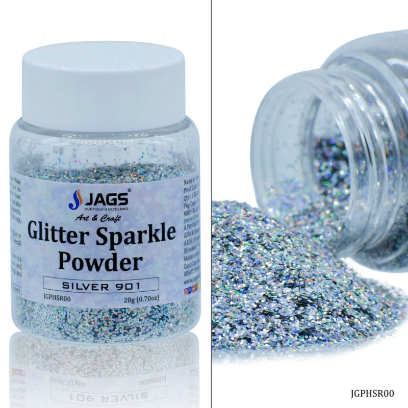 Jags Glitter Sparkle Powder Silver