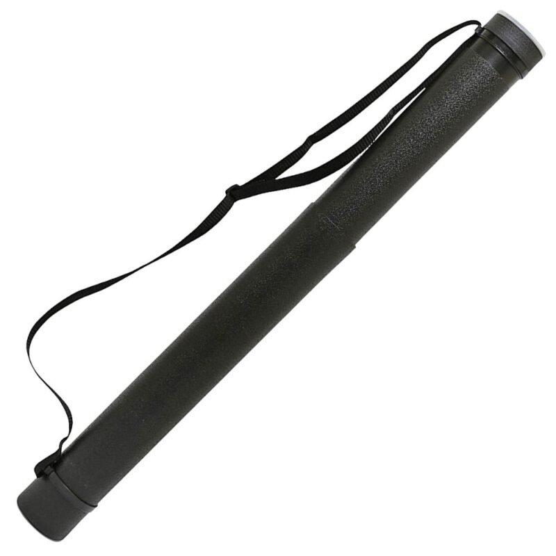 Drawing Paper Container Box Round Black Colour