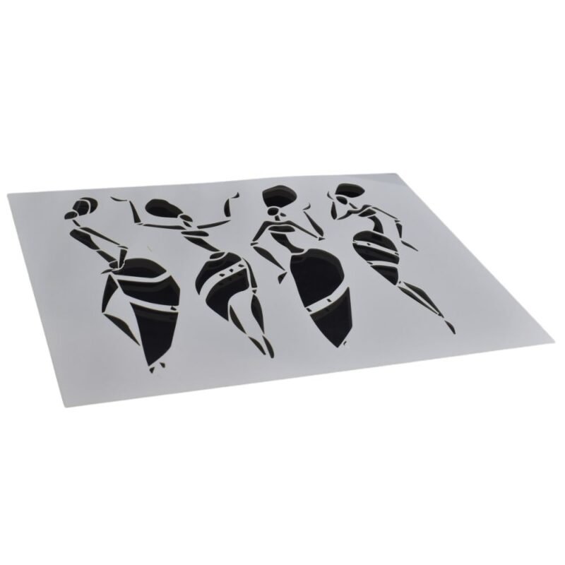 Jags Stencil Plastic A5 African Tribes