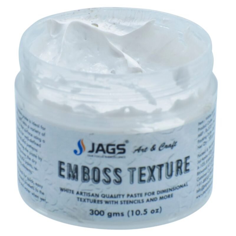 Jags Emboss Texture Paste 300gms White