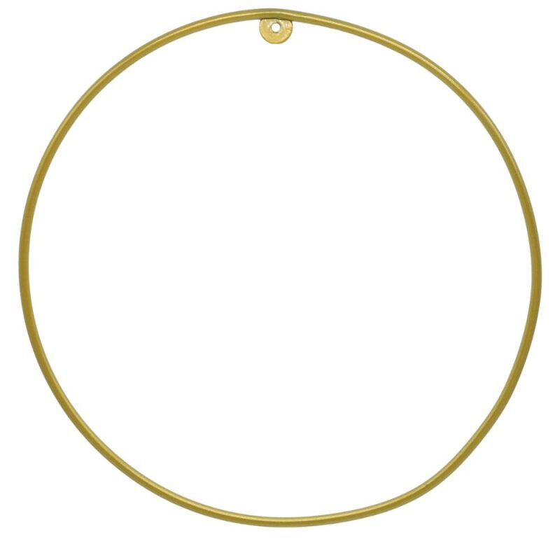 Metal Ring Gold Round 10 Inch