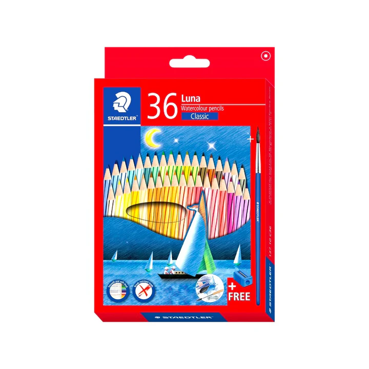 Staedtler Luna Aquarell Classic Watercolour Pencil Set – Choose Pack