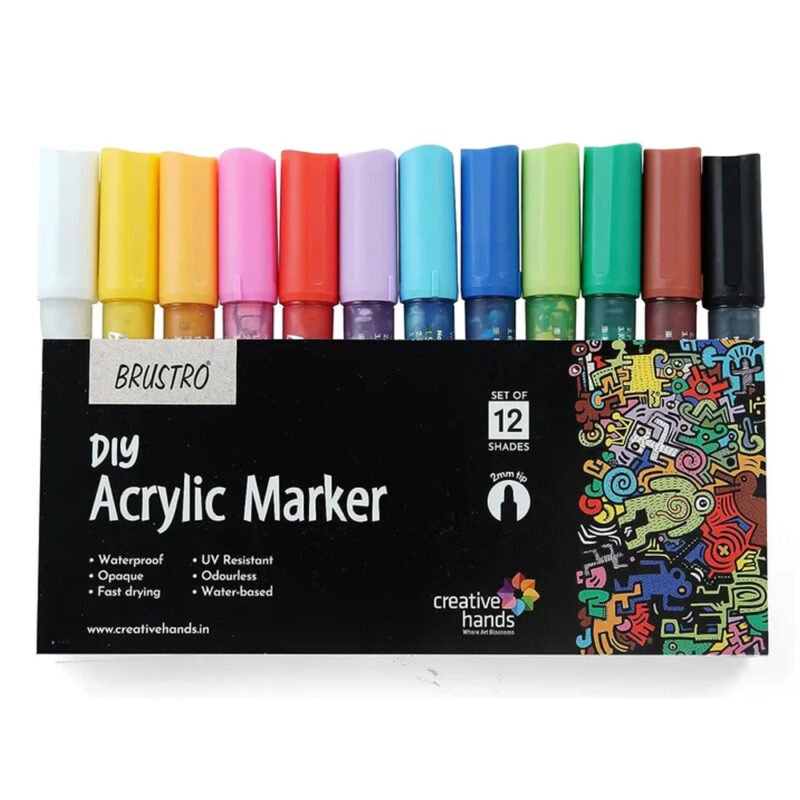 Brustro (DIY) Acrylic Marker Set of 12