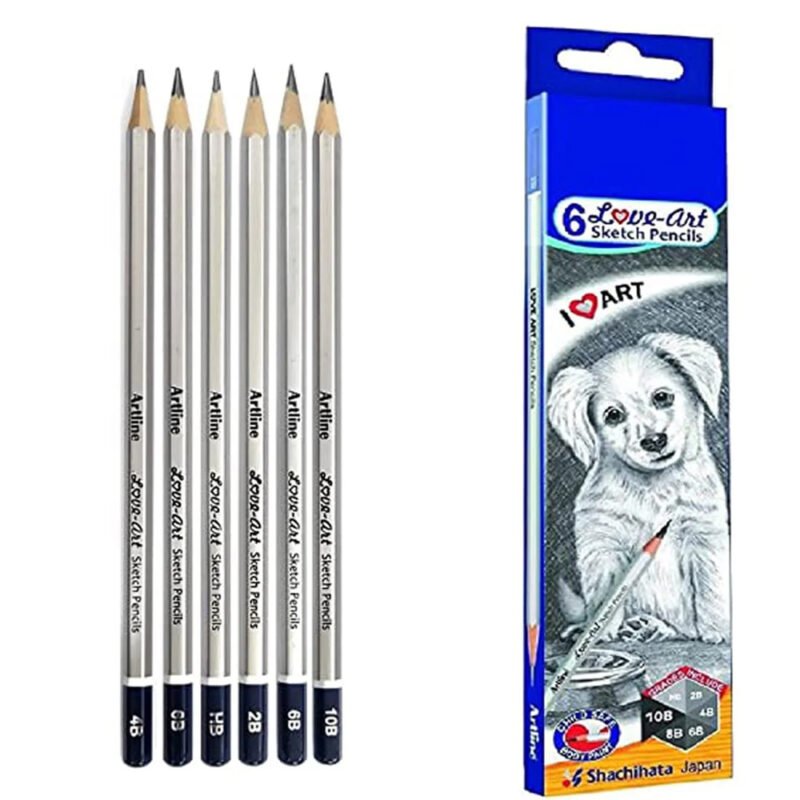 Artline Sketching Pencil Set Of 6