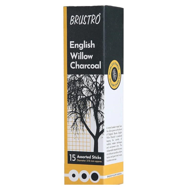 Brustro English Willow Charcoal Set