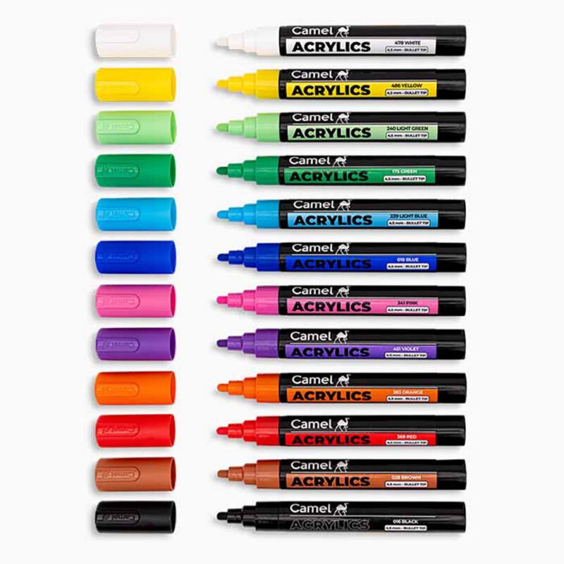 Camel Acrylic Markers