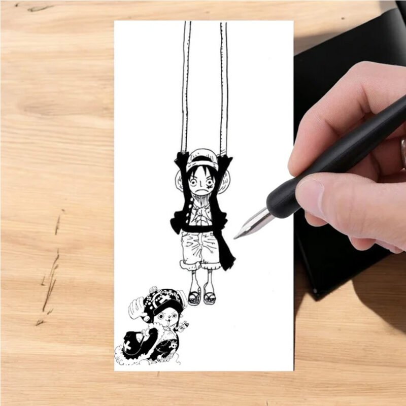 Worison Manga Pen Set – 5 Nibs, Dip Pen & 20ml Ink