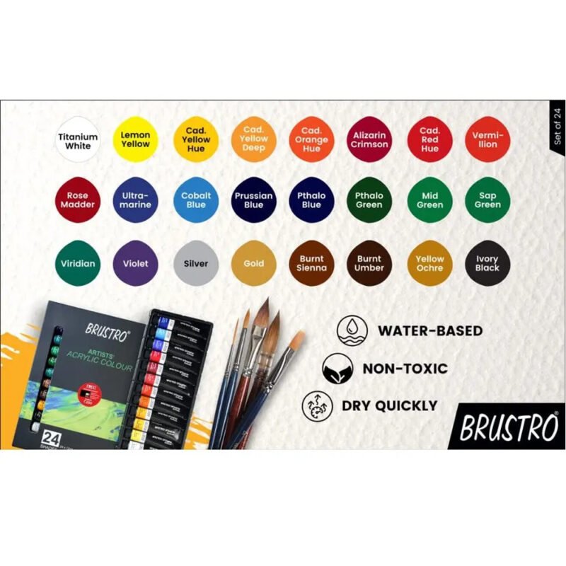 Brustro Artists Acrylic Colour Sets