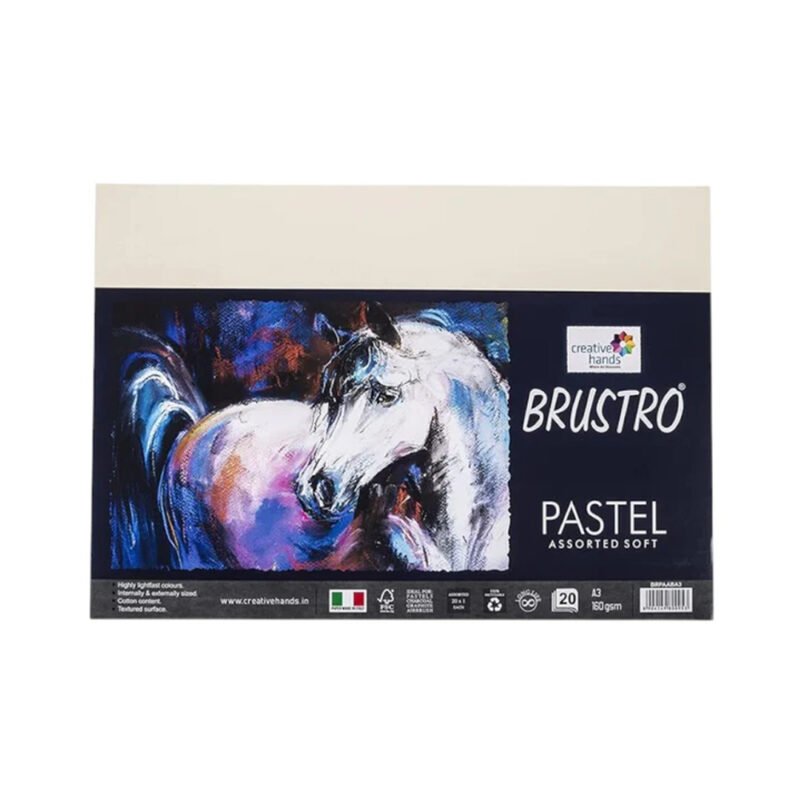 Brustro Artists Pastel Papers 160 GSM A3 Assorted Soft