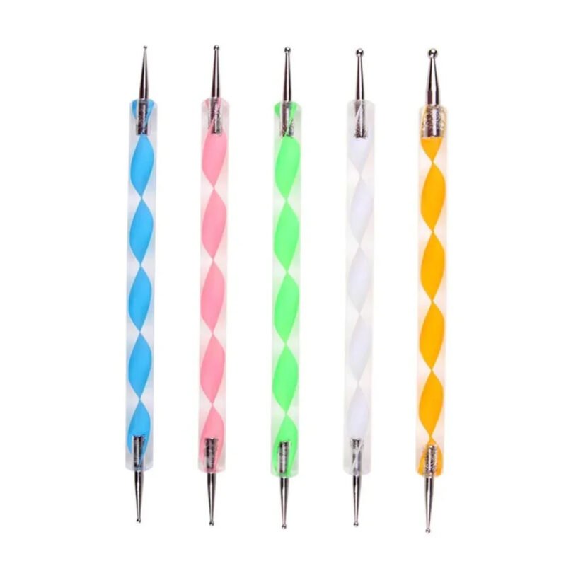 Mandala Dotting Tools with Acrylic Handles – 5 Piece Set