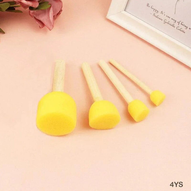 Yellow Sponge Dauber Set – 4 Piece