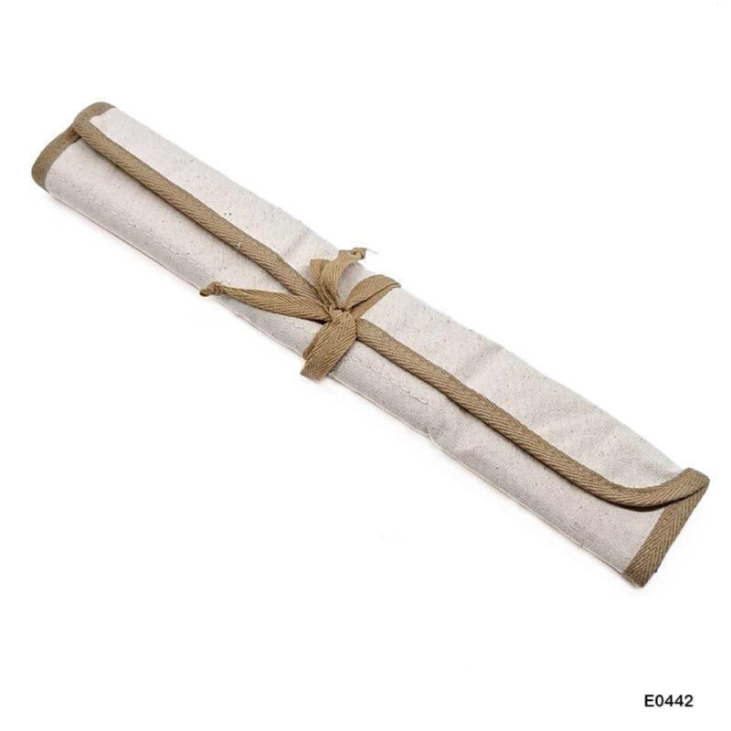 Canvas Paint Brush Holder Pouch - Portable Artist Organizer