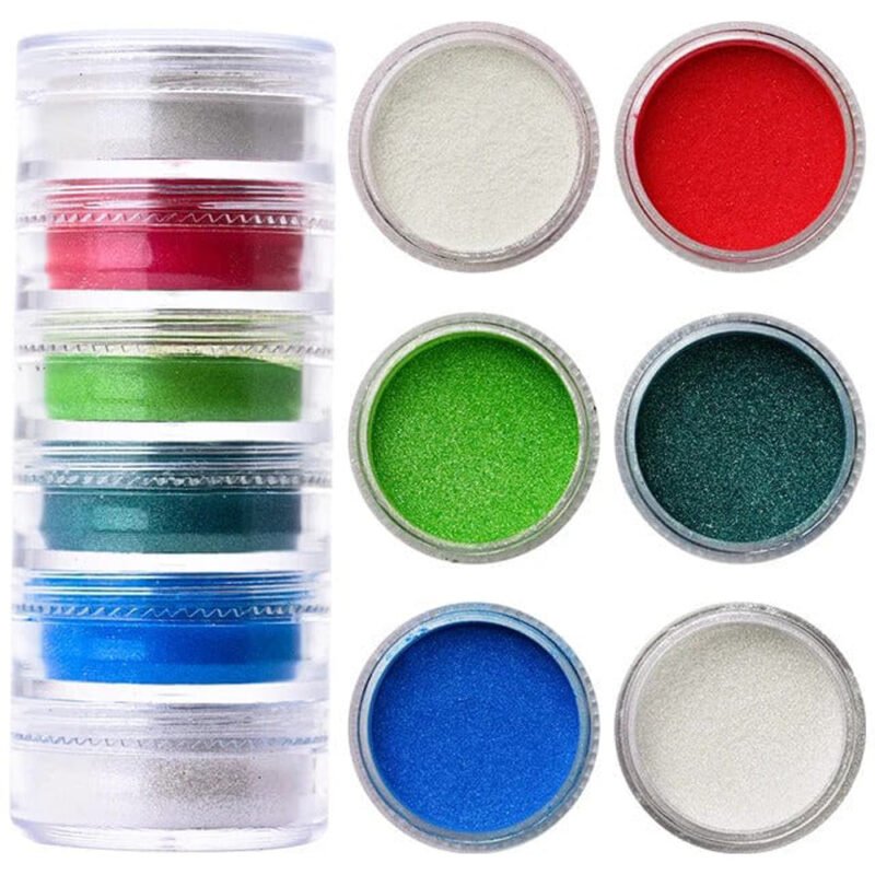 6 in 1 Pearl Mica Powder (Set Q)