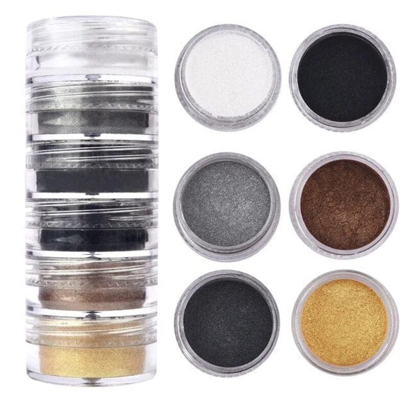 6 in 1 Pearl Mica Powder (Set H)