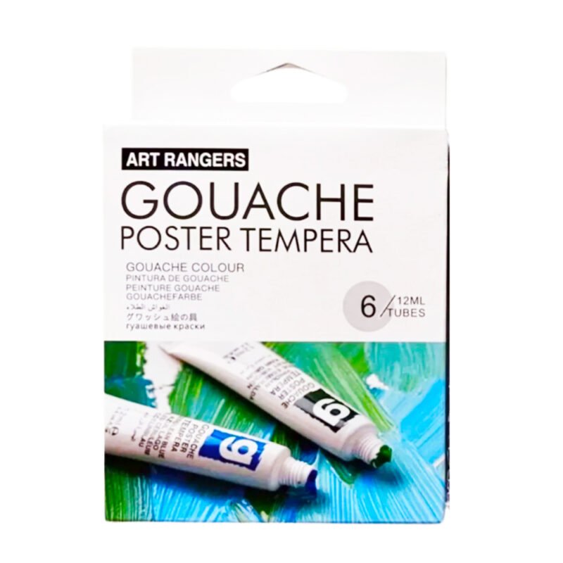 Art Rangers Gouache Poster Tempera 6 colours 12ml