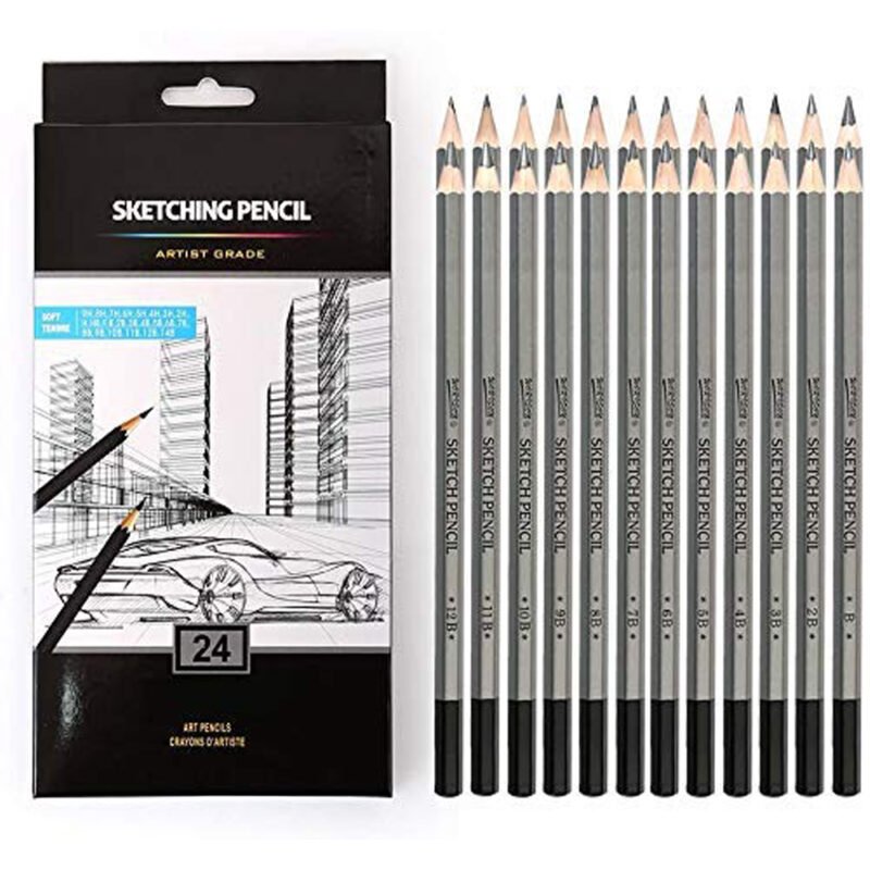 worison Fine Art Drawing&Sketching Pencils-24Pcs