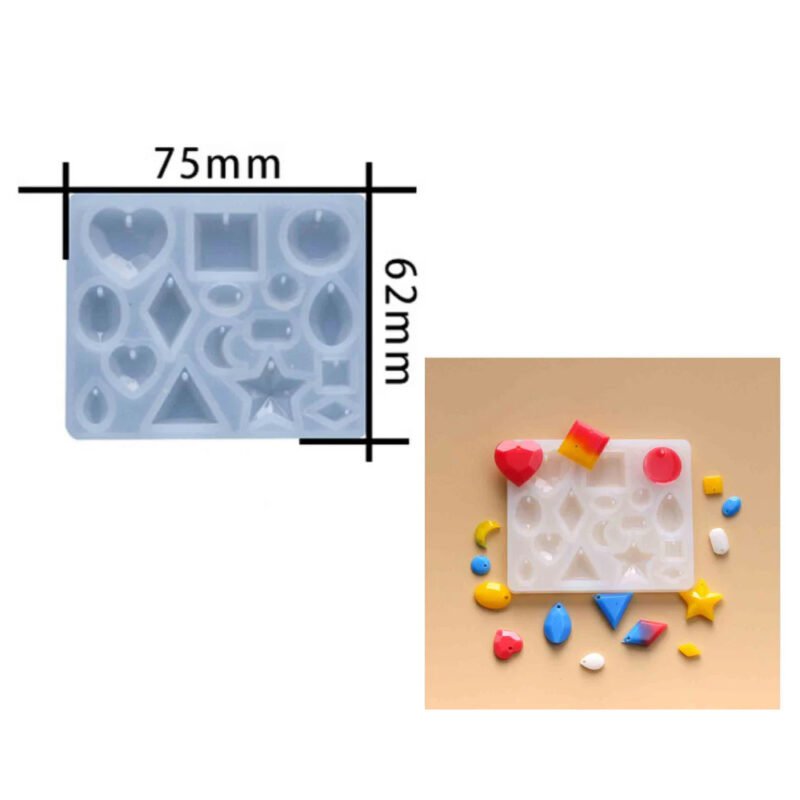 Mini Mixed Shape Jewellery Silicone Mould
