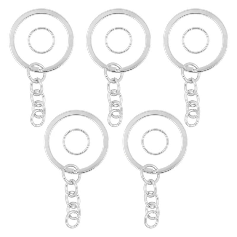 Keychain With Connecter Ring 25 Pcs
