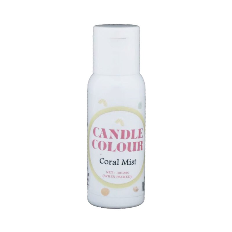 Coral Mist Candle Colour