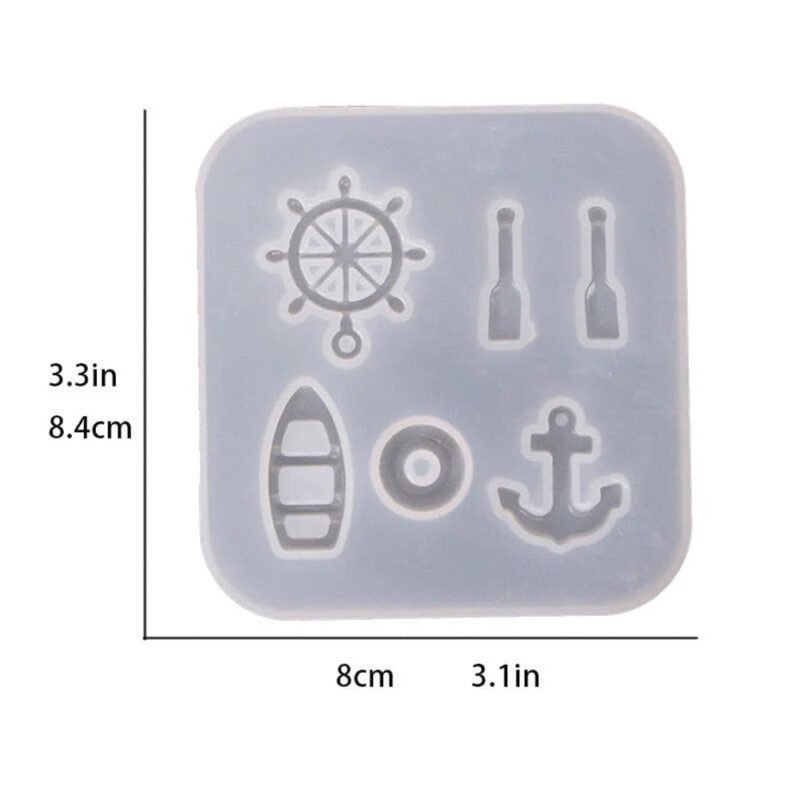 Nautical Theme Pendent Mould 6 in 1