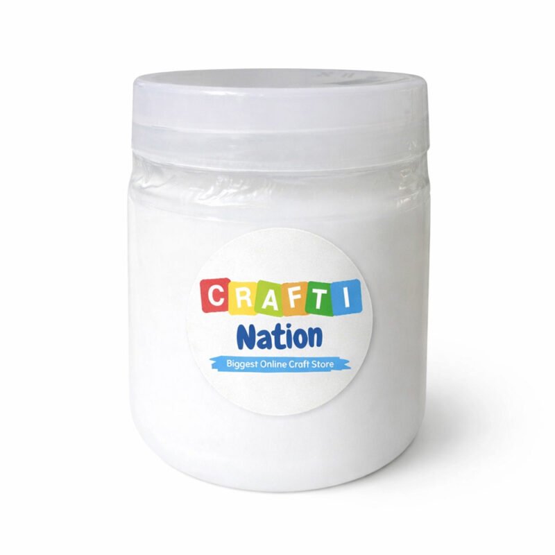 Foam/Puffy Binder for Fabric Painting – Textile Foil & Glitter Adhesive Medium 500 gm