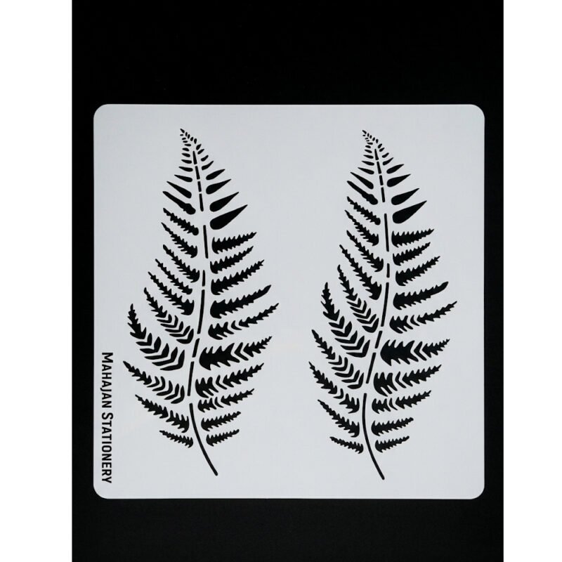 Premium Floral Stencil for Fabric Painting – Reusable Plastic Template for DIY Textile Art