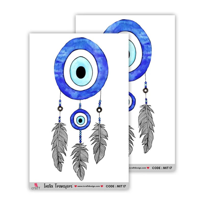 Mystic Evil Eye Insta Transfer Sheet | MIT 17