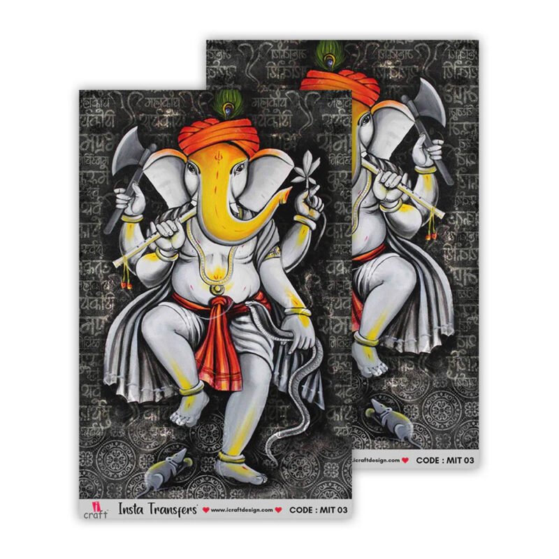 Royal Ganesha Insta Transfer Sheet