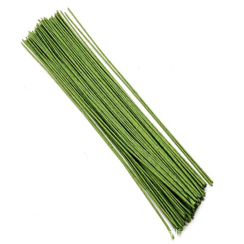 Green Floral Stem Wire