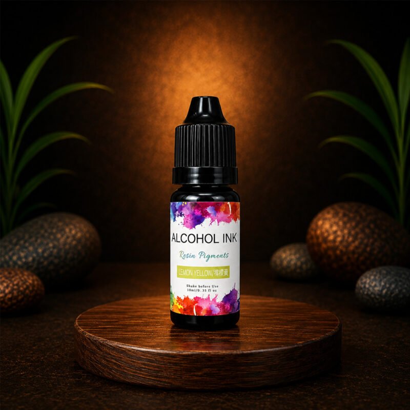 Lemon Yellow Alcohol Ink – 10ml Resin Pigment