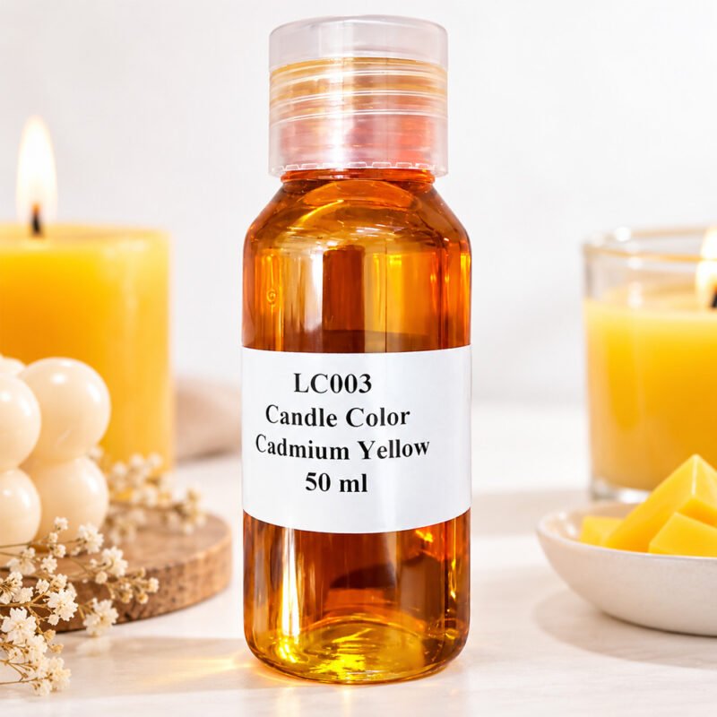 Cadmium Yellow Candle Color