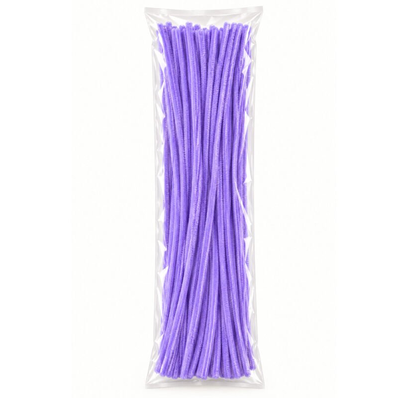 Lavender Purple Chenille Pipe Cleaners – 100 Pieces