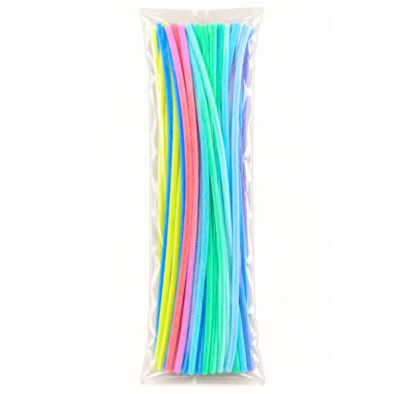 Multicolour Chenille Pipe Cleaners – 100 Pieces