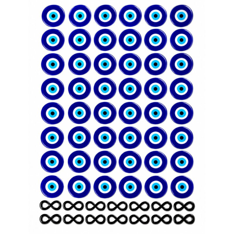 Blue Evil Eye Infinity DTF Sticker