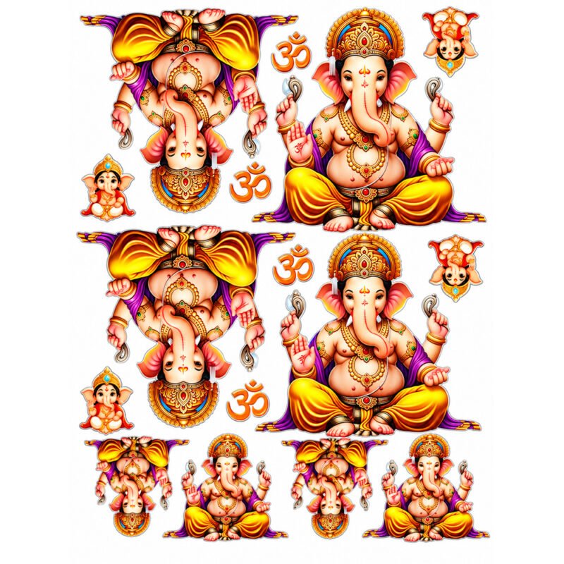 Ganesh DTF Sticker Sheet