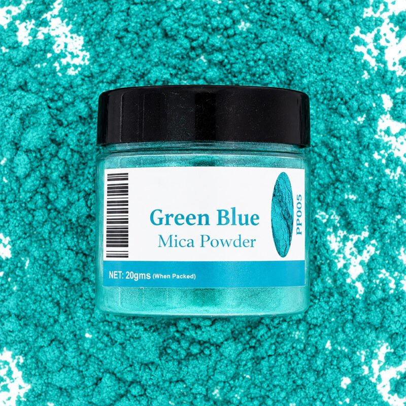 Green Blue Mica Powder