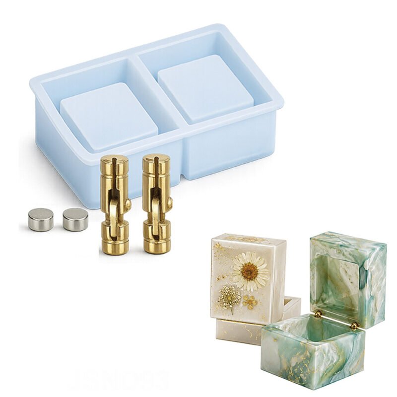Jags Square Storage Box Silicone Mould