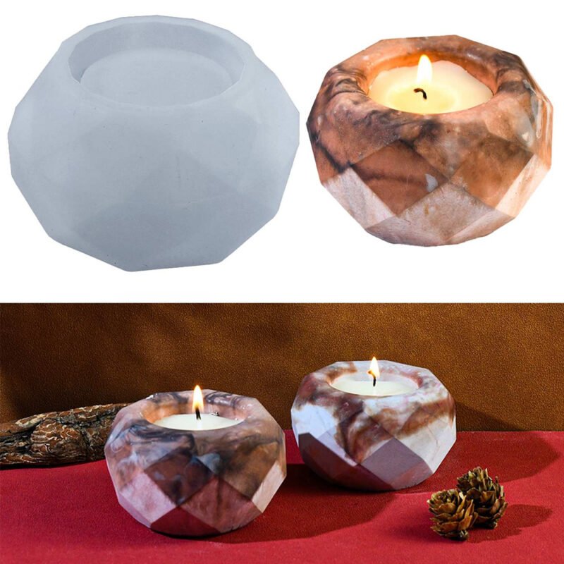 Jags Ball Candle Pot Silicone Mould